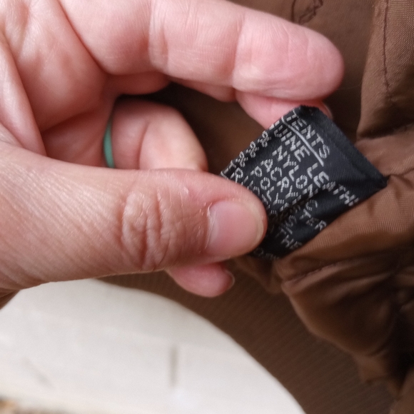 VTG bomber pilot/aviator style 100% genuine leather - Picture 10 of 11